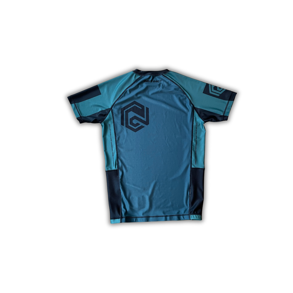 COMPETITOR SERIES SHORT SLEEVE RASH GUARD - GREEN