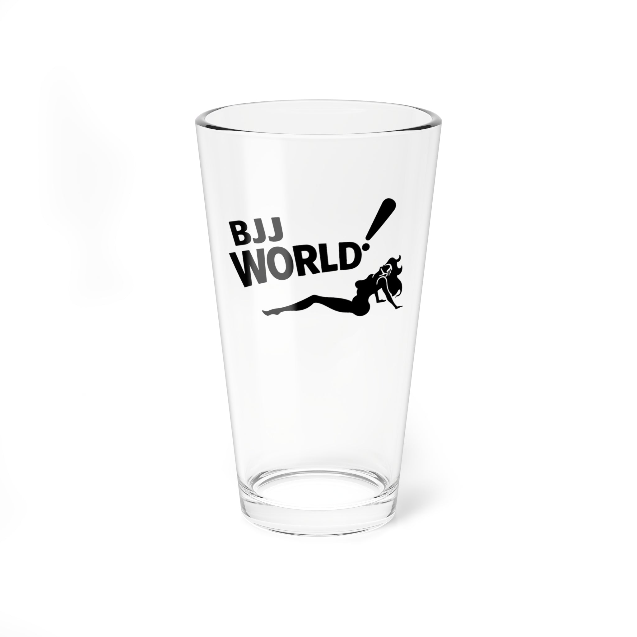 BJJ World Pint Glass