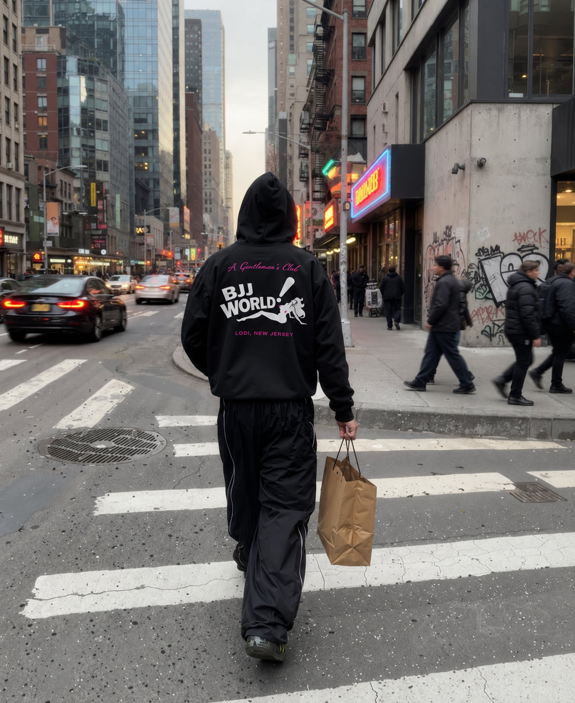 A Gentlemen's Club Oversize Fleece Hoodie