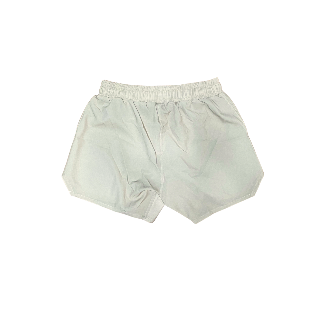 Beige Instinct Jiu-Jitsu CORE V2 Combat Shorts with reinforced stitching and adjustable waistband for martial arts training.