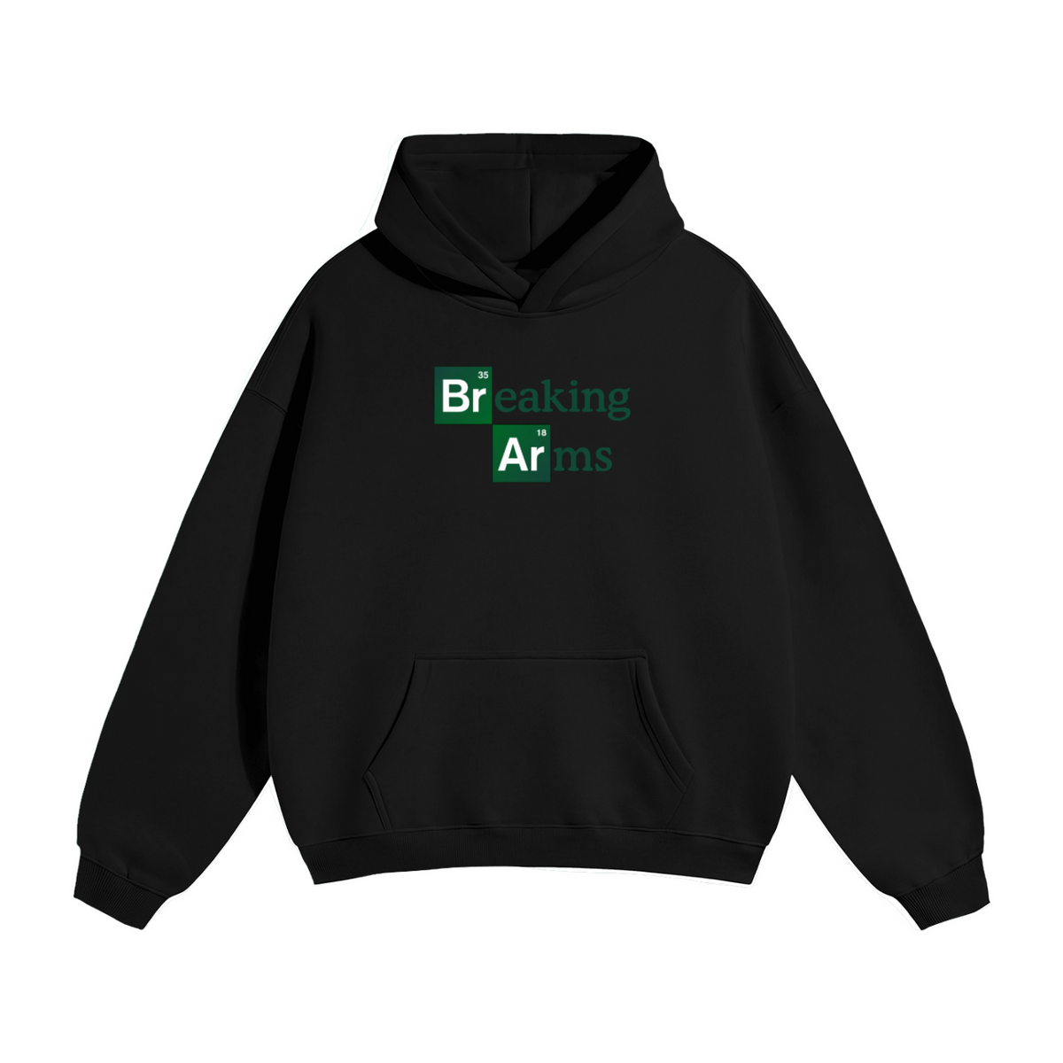 Breaking Arms Oversize Fleece Hoodie