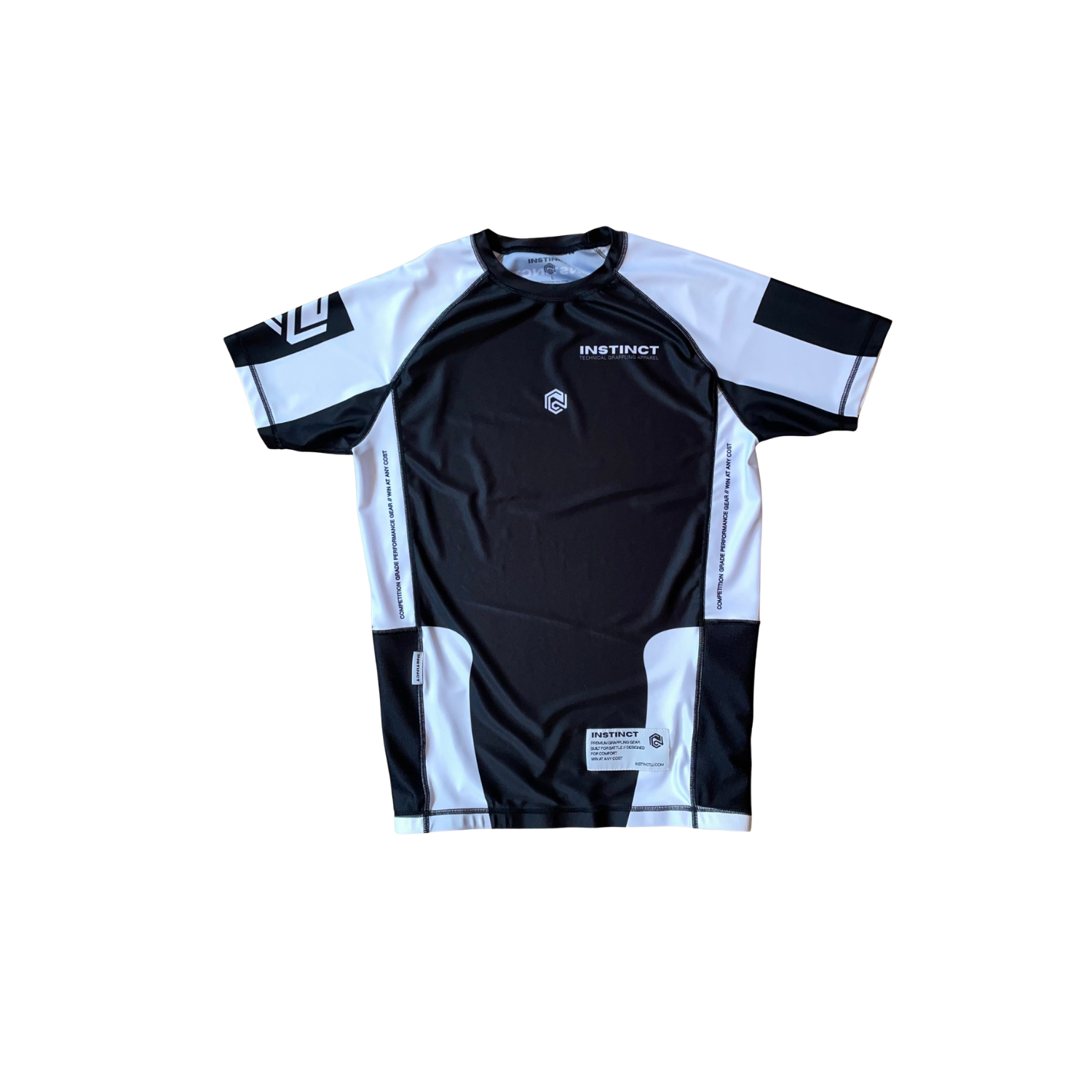 COMPETITOR SERIES SHORT SLEEVE RASH GUARD - BLACK