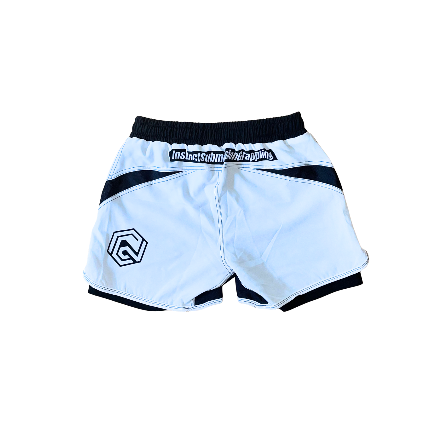 RANKED SERIES V1 COMBAT SHORTS - WHITE