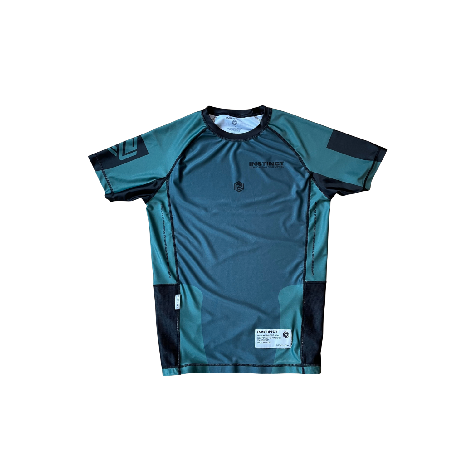 COMPETITOR SERIES SHORT SLEEVE RASH GUARD - GREEN