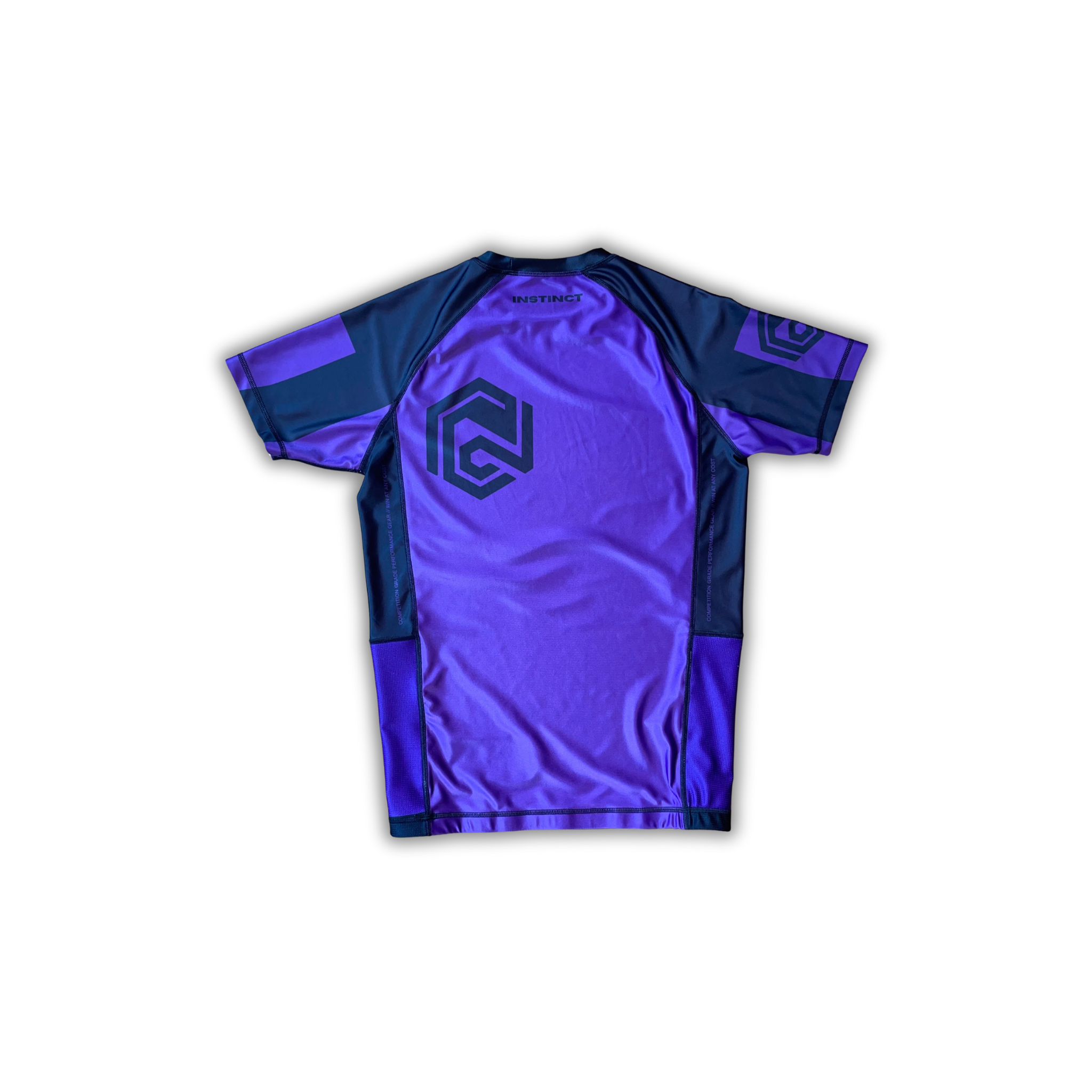 COMPETITOR SERIES SHORT SLEEVE RASH GUARD - PURPLE