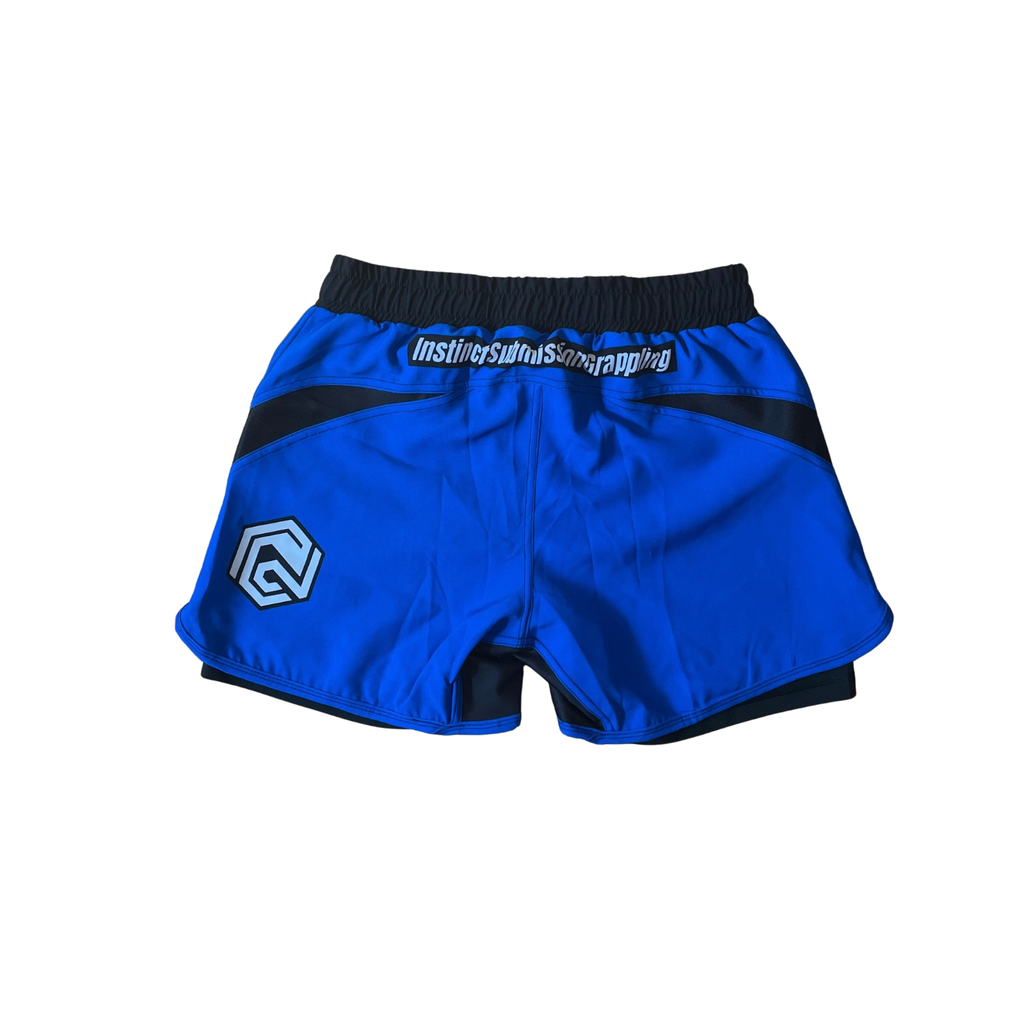 RANKED SERIES V1 COMBAT SHORTS - BLUE - INSTINCT JIU-JITSU