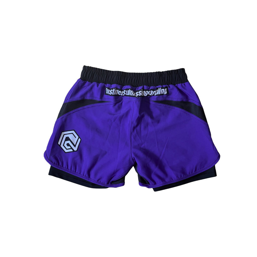 RANKED SERIES V1 COMBAT SHORTS - PURPLE - INSTINCT JIU-JITSU