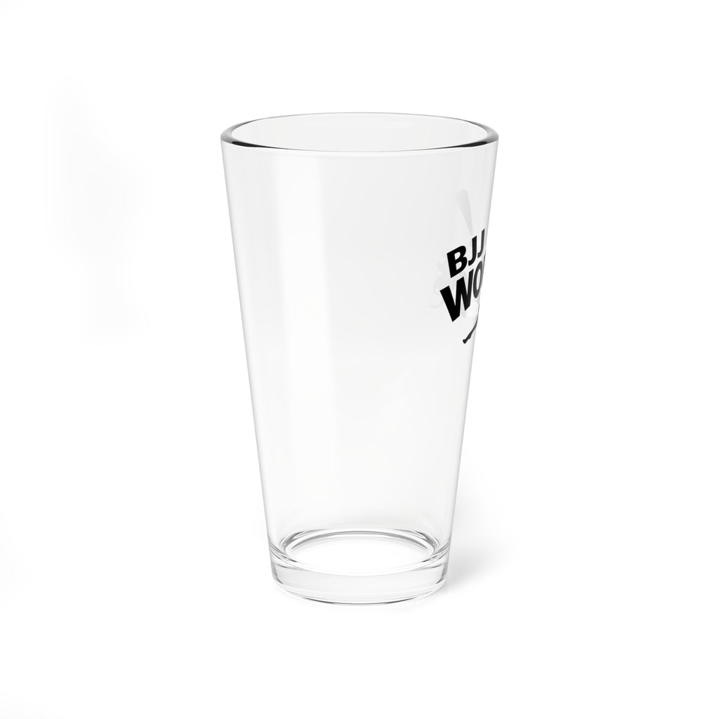 BJJ World Pint Glass