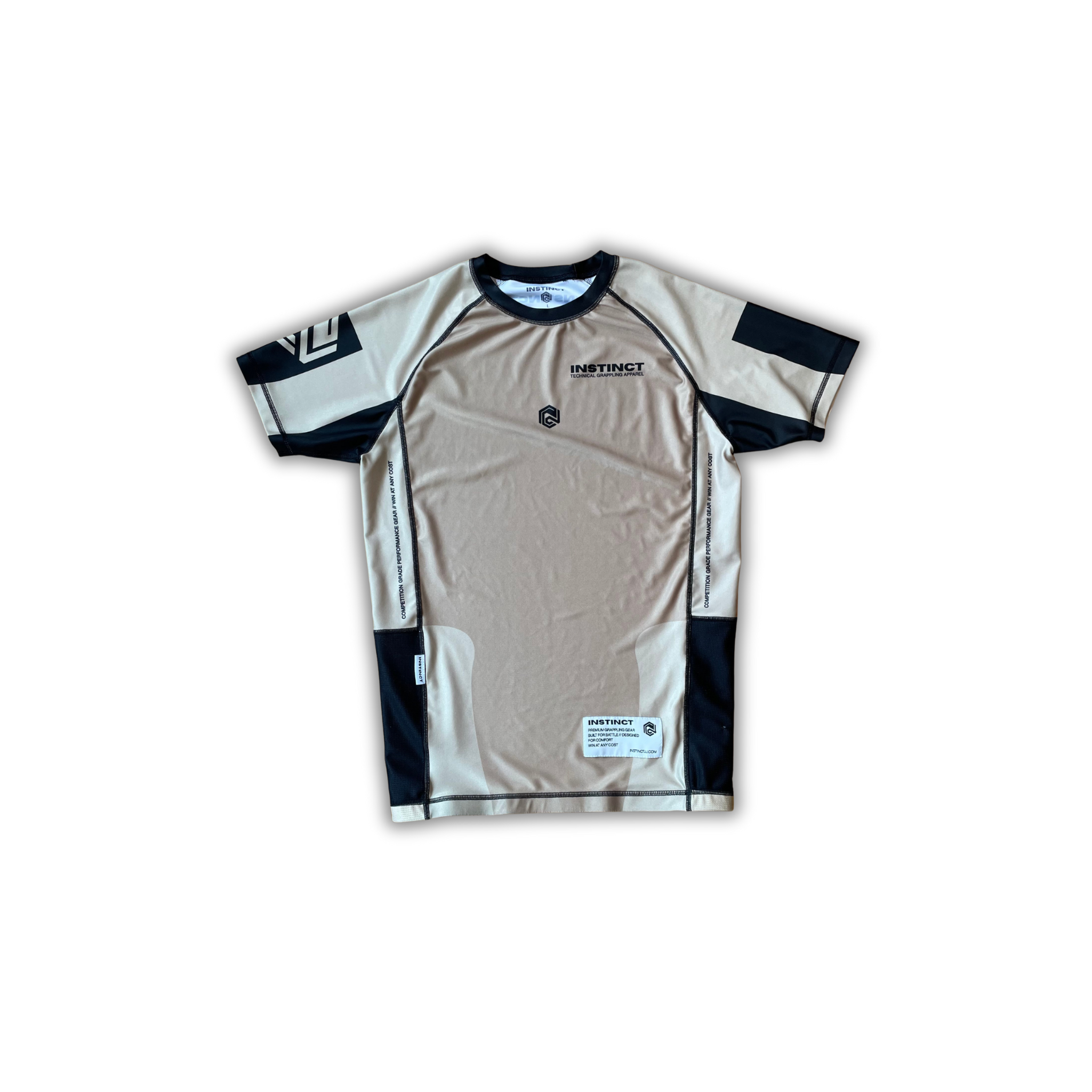 COMPETITOR SERIES SHORT SLEEVE RASH GUARD - COYOTE
