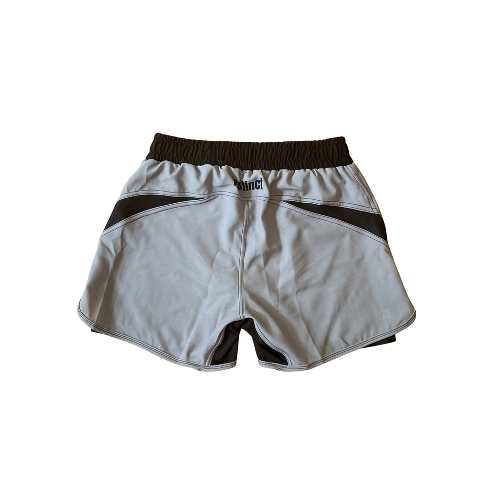 000 SERIES COMBAT SHORTS - GREY - INSTINCT JIU-JITSU