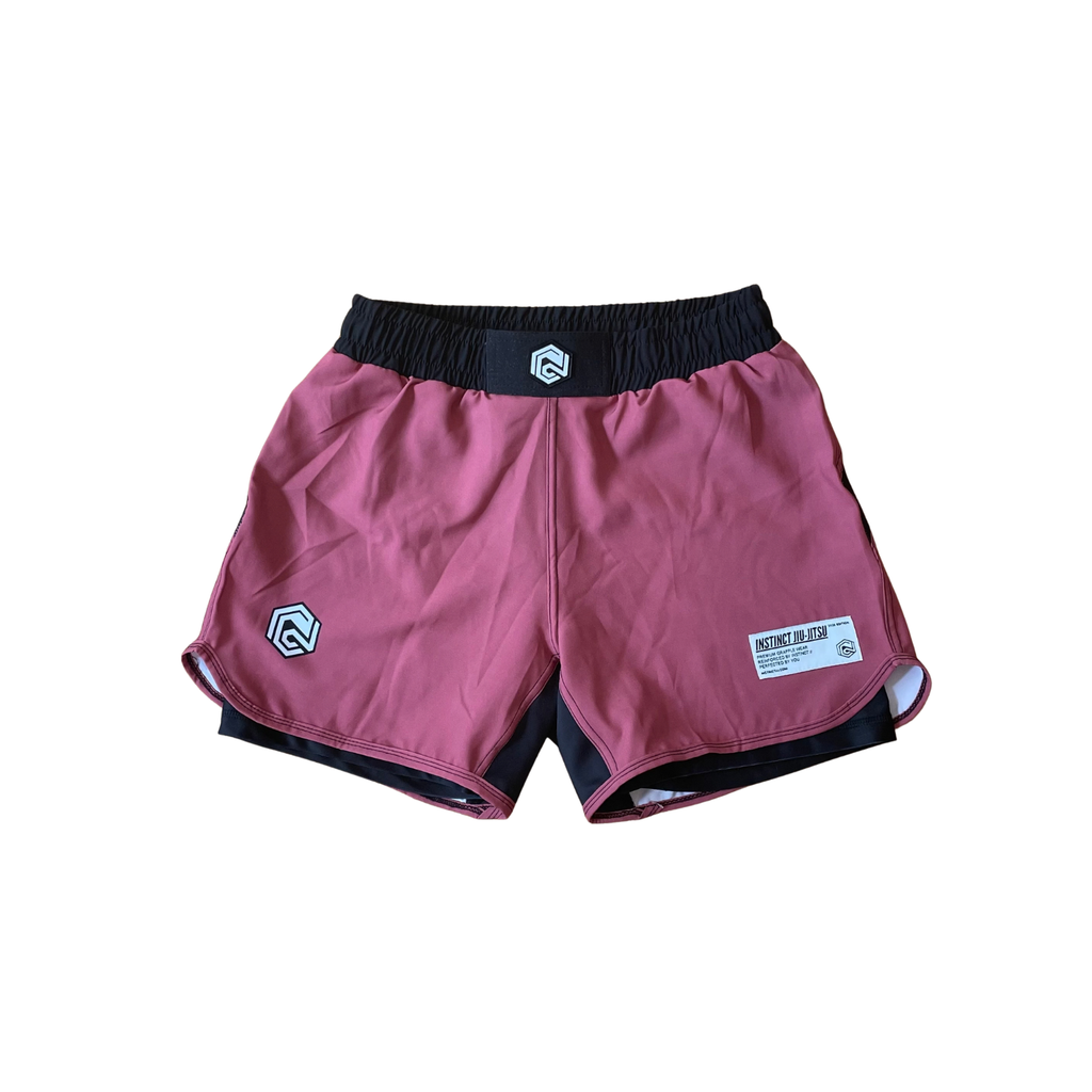 000 SERIES COMBAT SHORTS - RED - INSTINCT JIU-JITSU