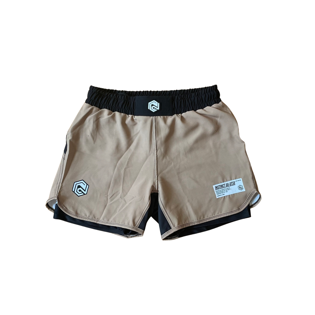 000 SERIES COMBAT SHORTS - COYOTE - INSTINCT JIU-JITSU