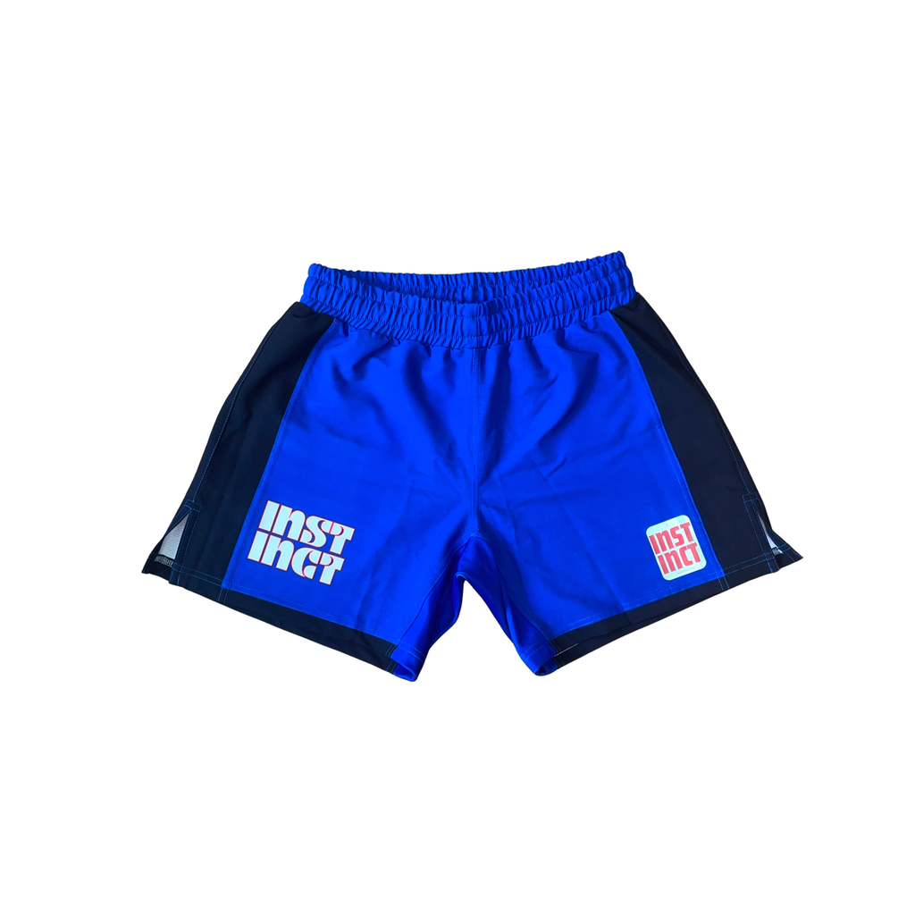 Instinct Jiu-Jitsu Grand Prix Series Velocity Combat Shorts in black, featuring a sleek design and adjustable waistband.