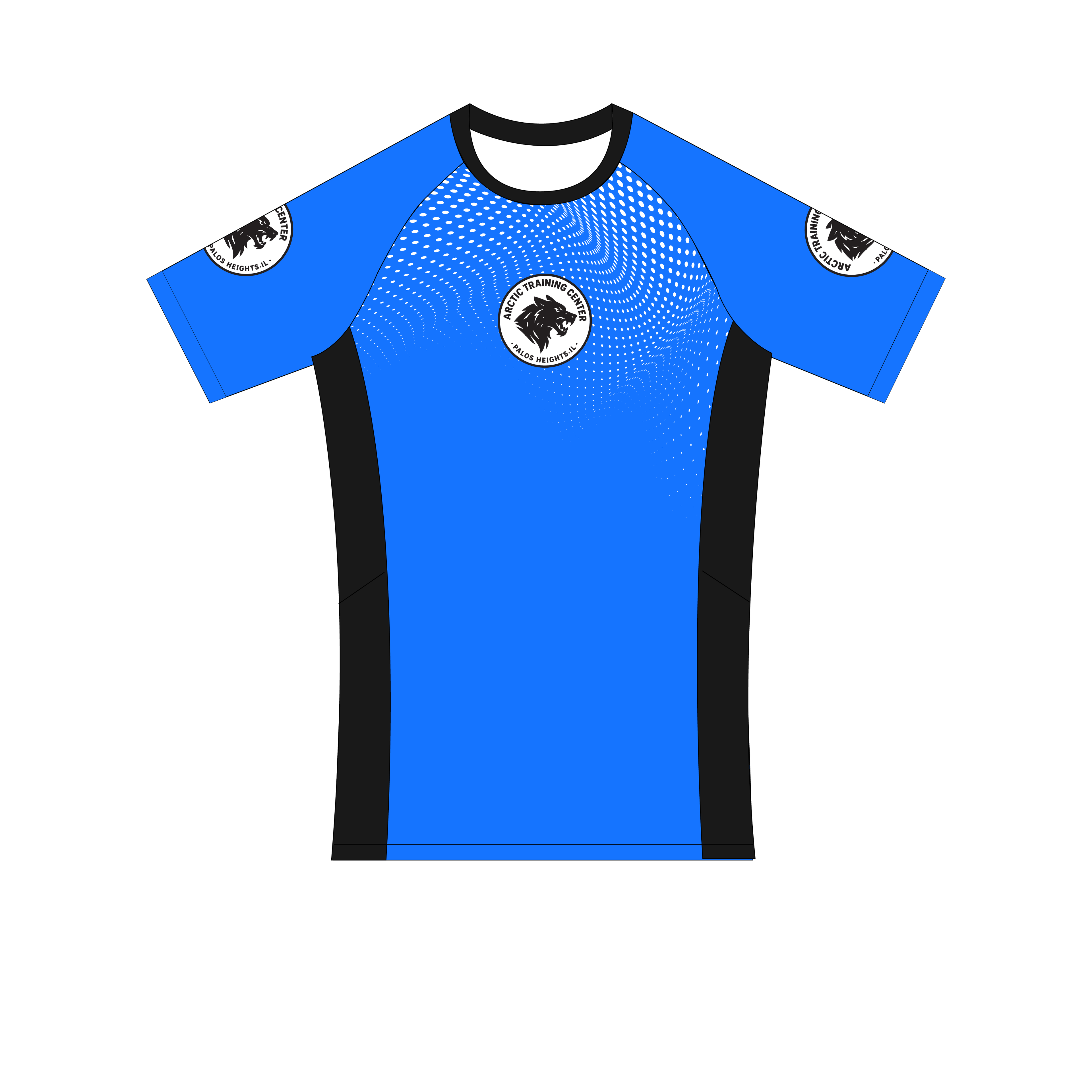 ATC Spotted Rash Guard Blue