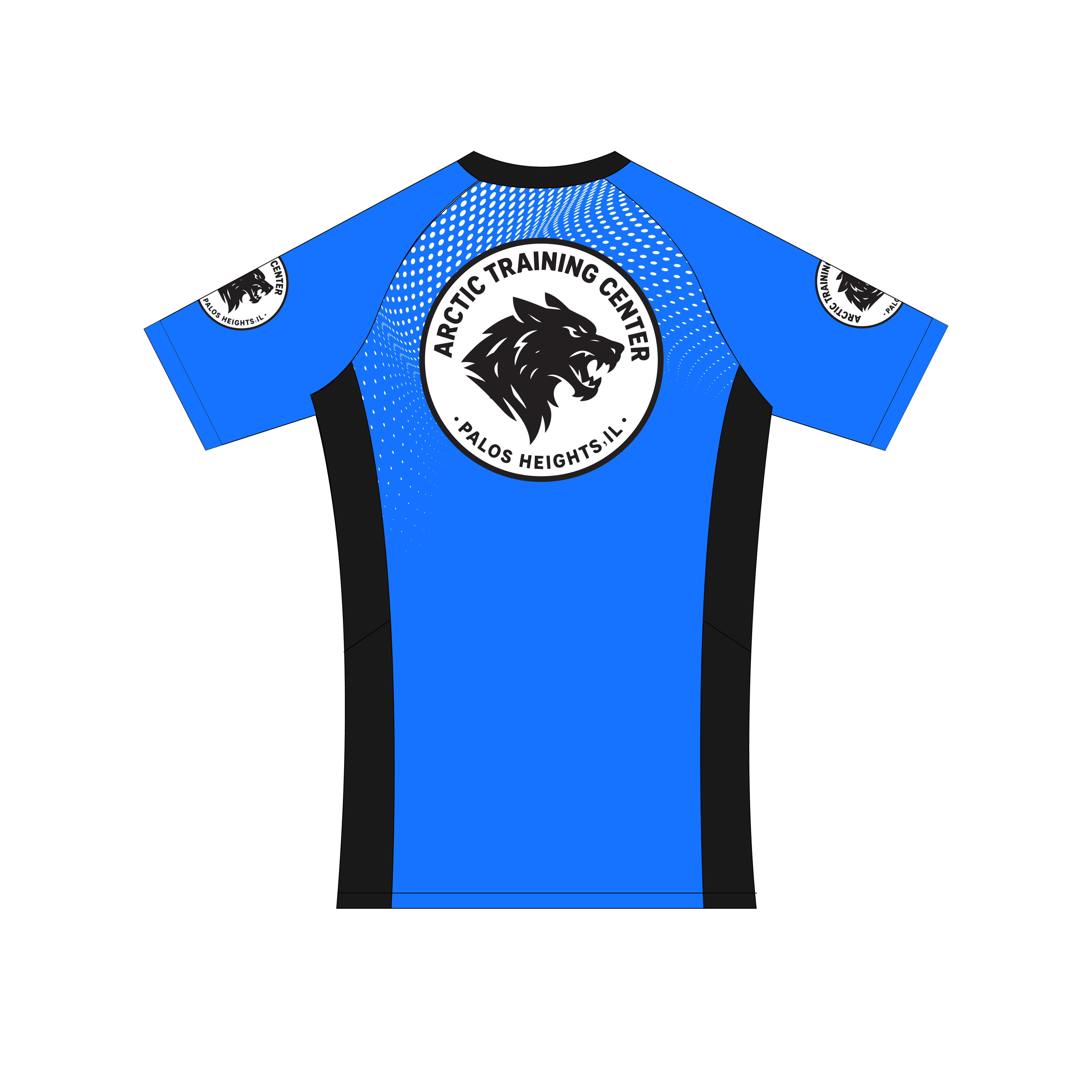 ATC Spotted Rash Guard Blue