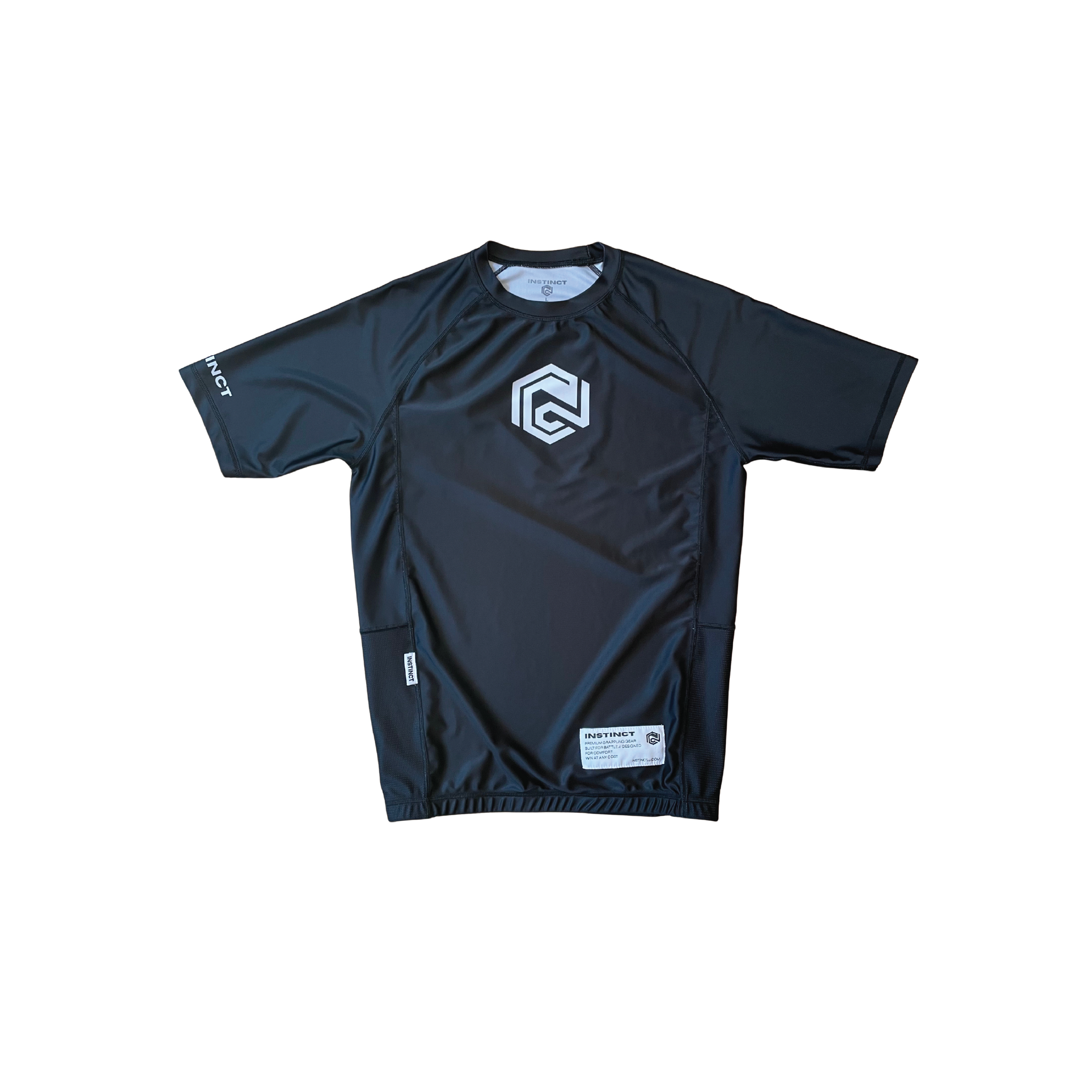 CORE SERIES SHORT SLEEVE RASH GUARD - BLACK