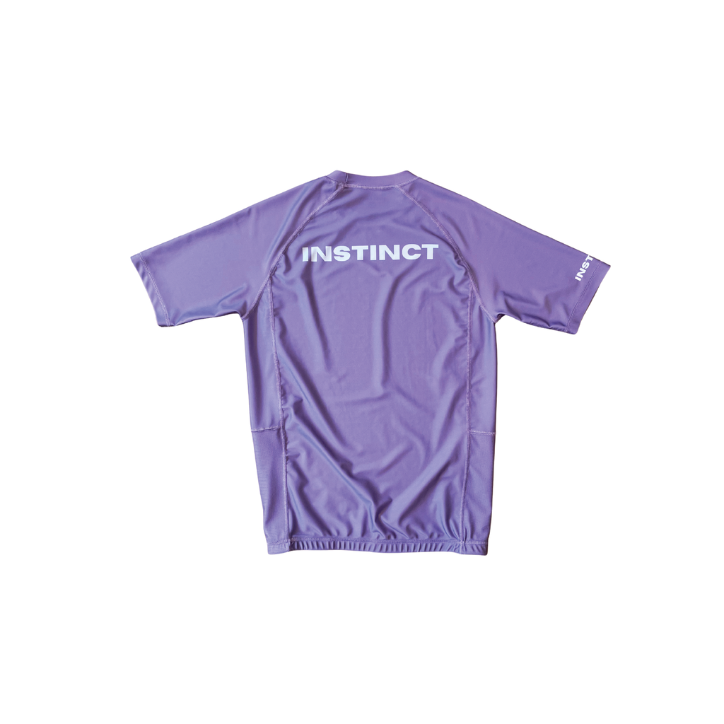 CORE SERIES SHORT SLEEVE RASH GUARD - PURPLE