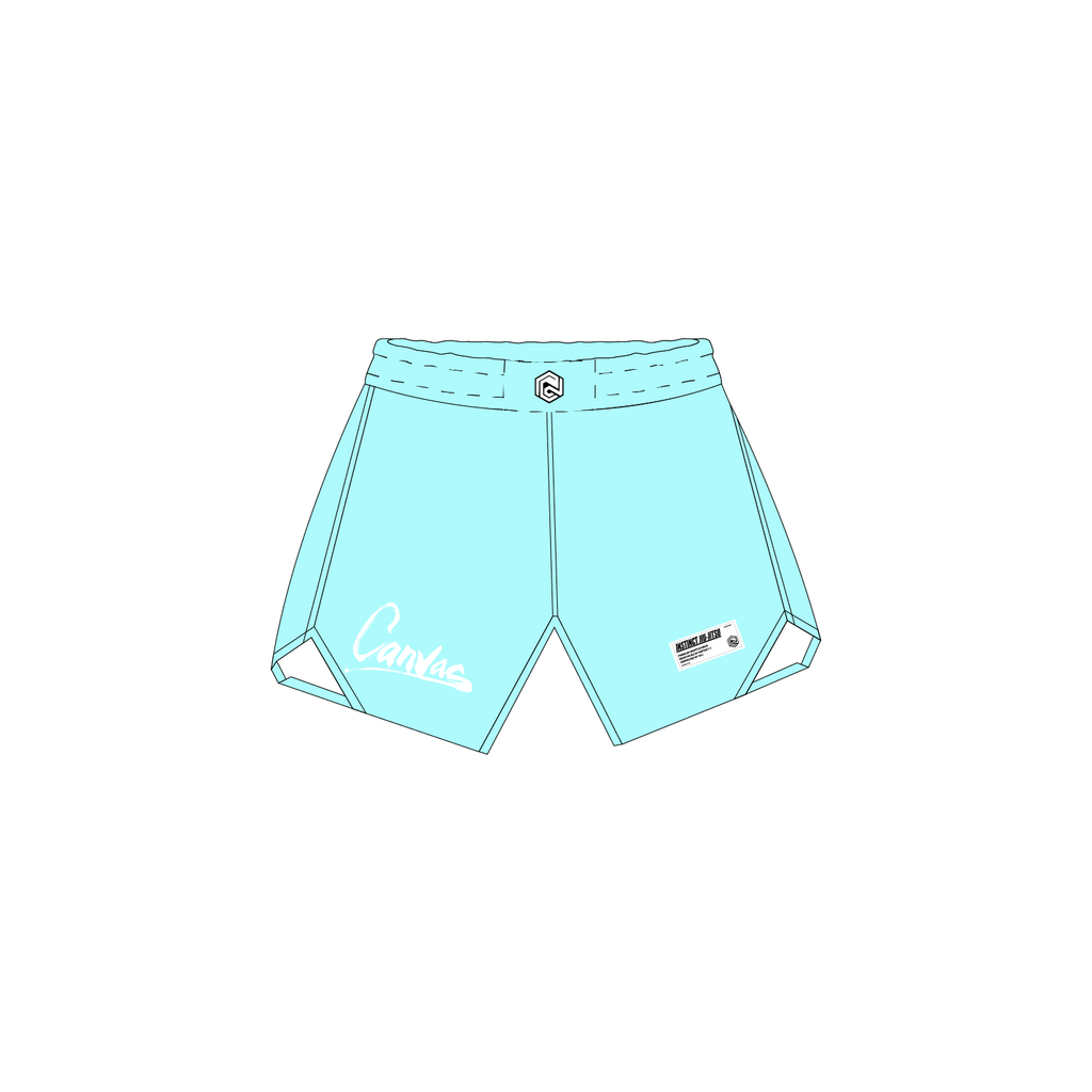 CANVAS COMBAT SHORTS - BLUE