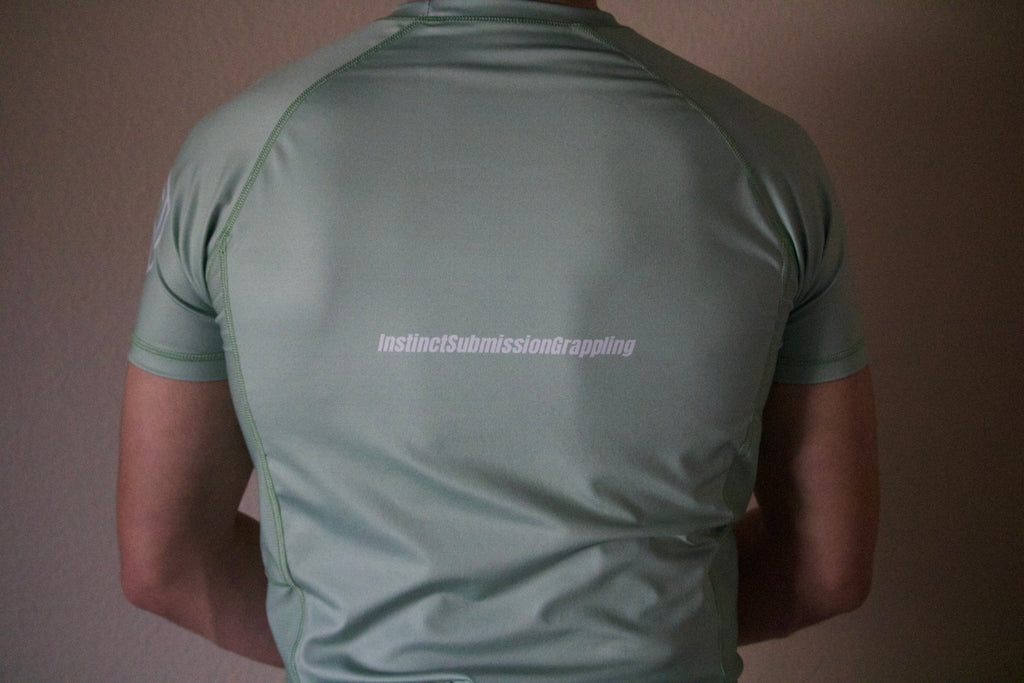 CORE V2 SHORT SLEEVE RASH GUARD - SAGE - INSTINCT JIU-JITSU