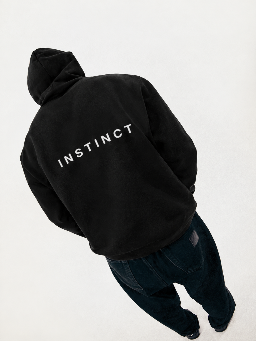 Issue 01 Oversized Fleece Hoodie - Black