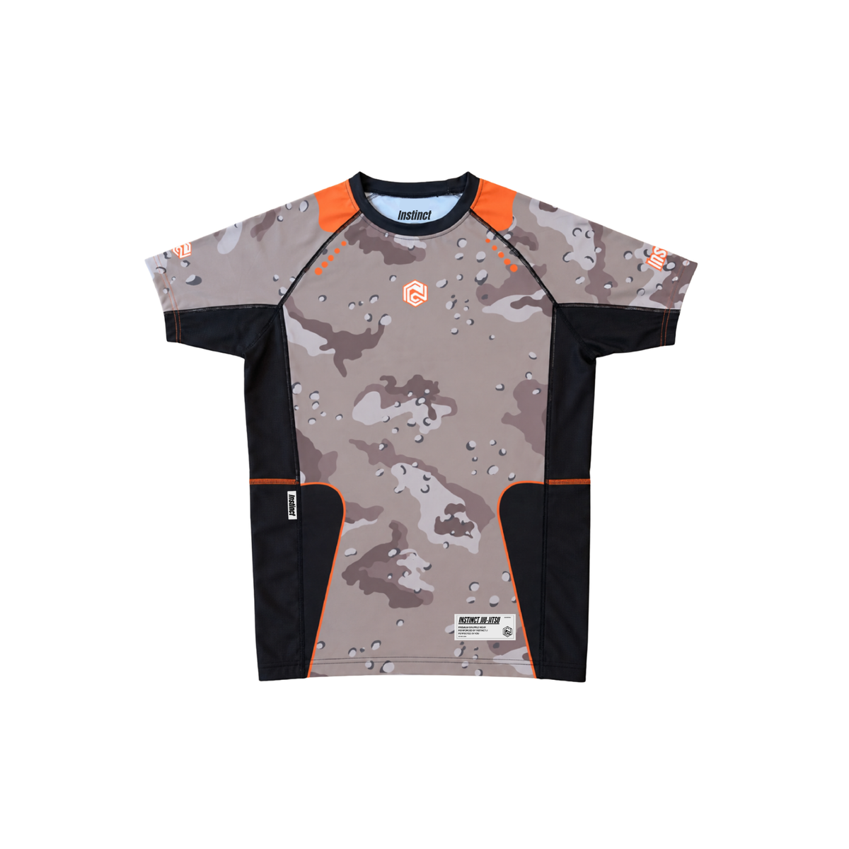"Hazard" Rash Guard - Chocolate Chip