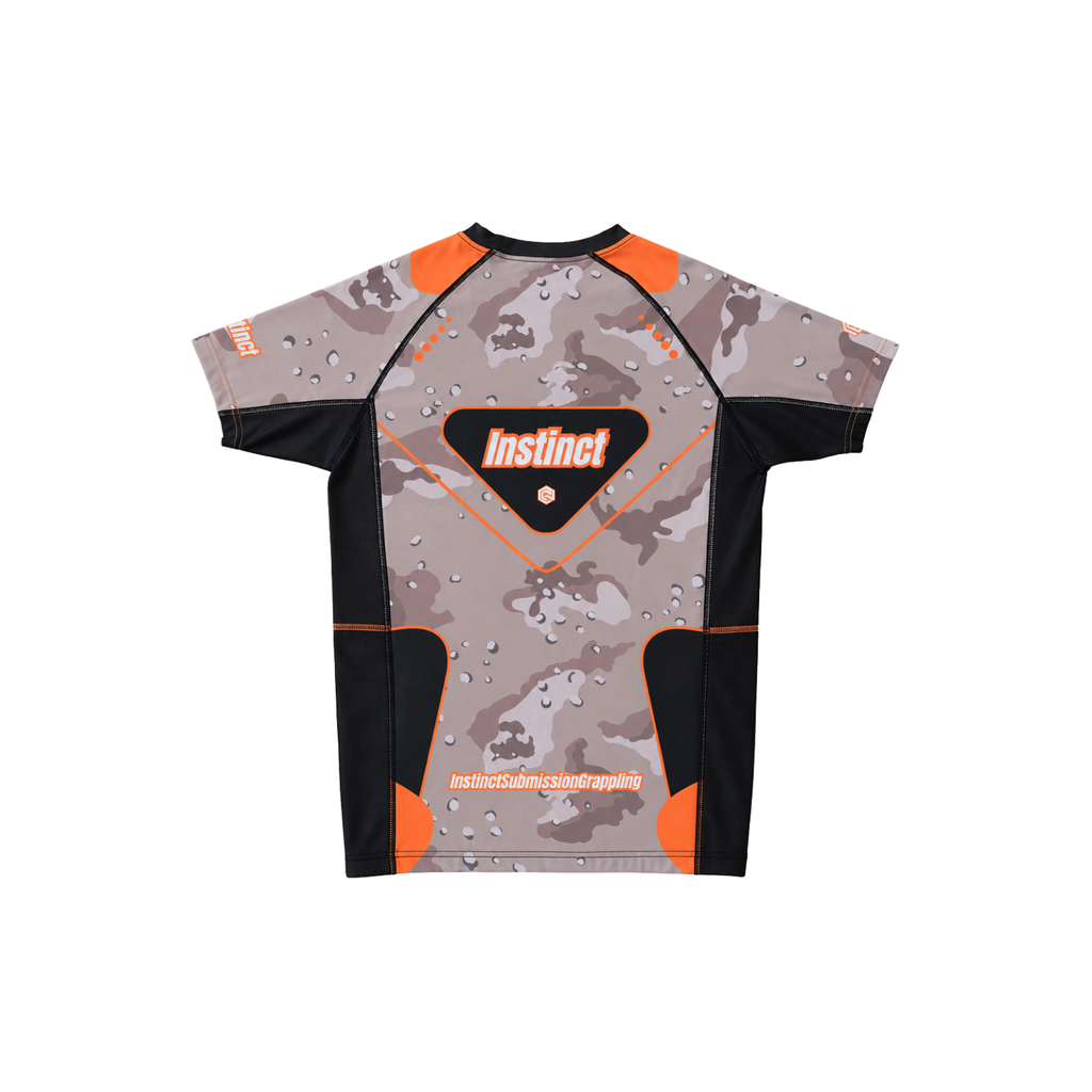 "Hazard" Rash Guard - Chocolate Chip