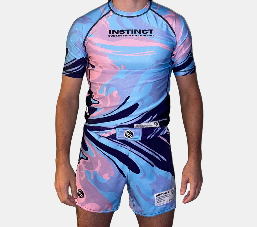 MARBLE SERIES V1 SHORT SLEEVE RASH GUARD