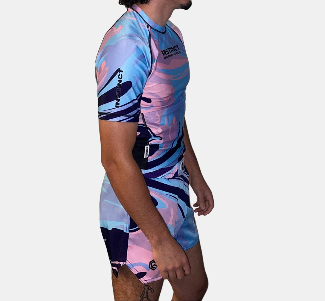 MARBLE SERIES V1 SHORT SLEEVE RASH GUARD