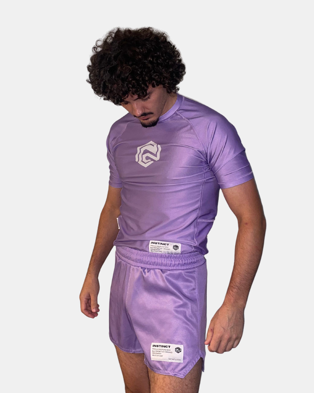 CORE SERIES SHORT SLEEVE RASH GUARD - PURPLE