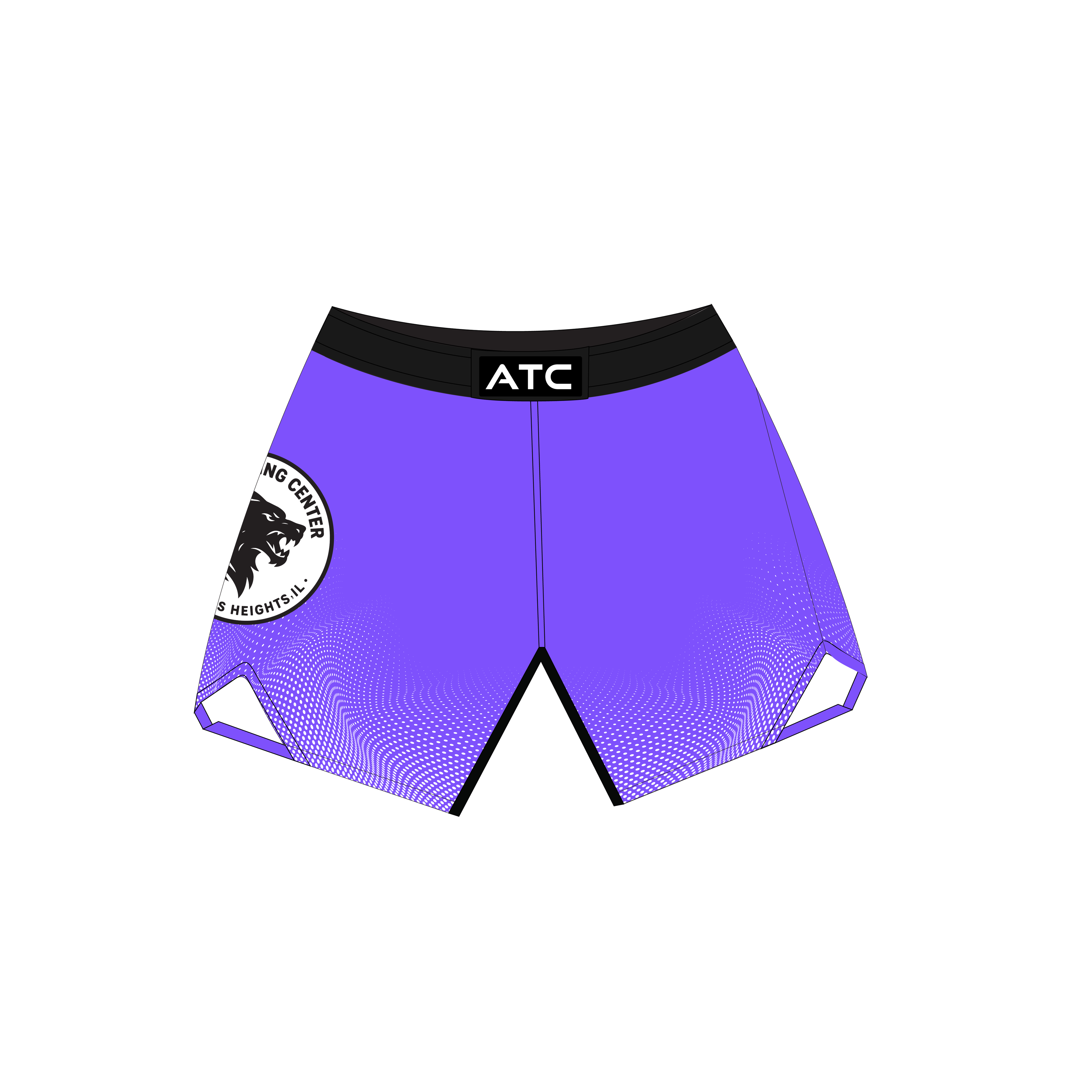 ATC Spotted Combat Shorts Purple