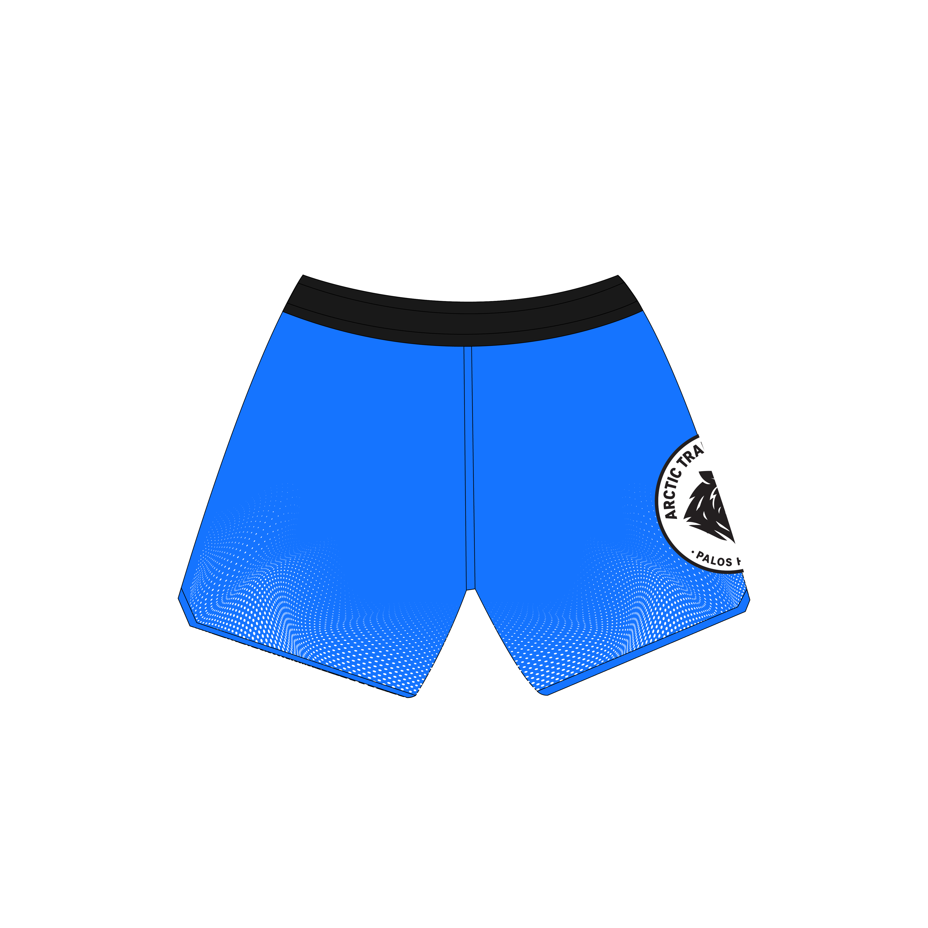 ATC Spotted Combat Shorts Blue