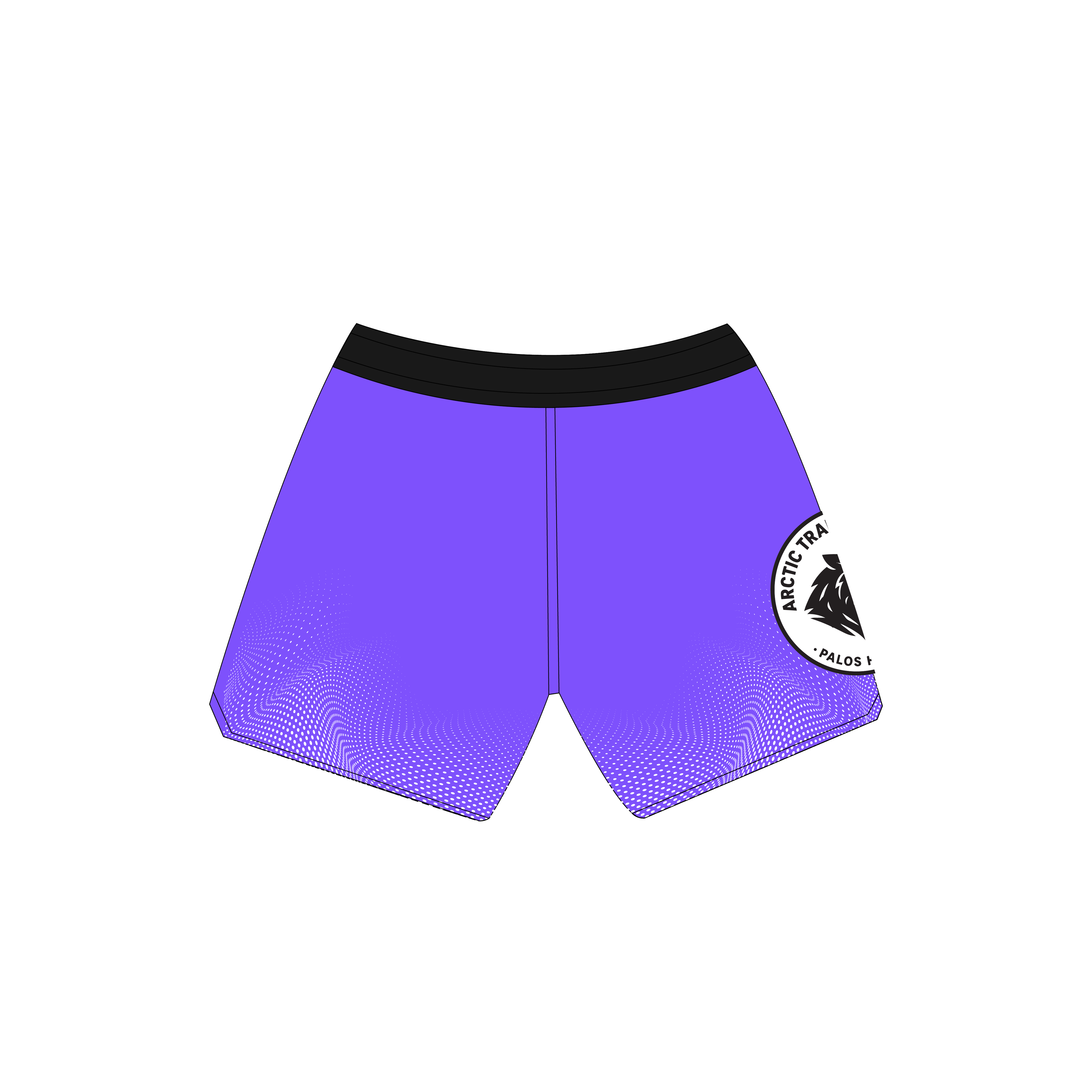 ATC Spotted Combat Shorts Purple