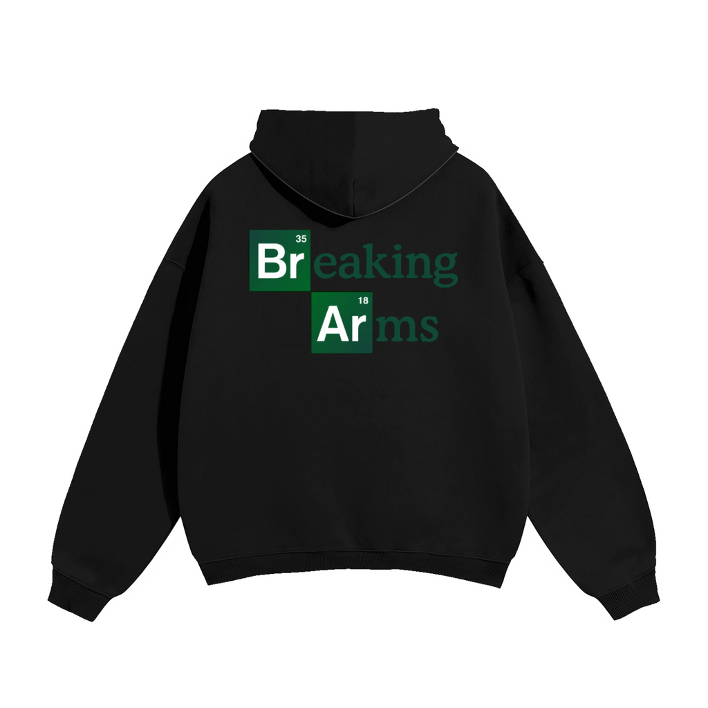 Breaking Arms Oversize Fleece Hoodie