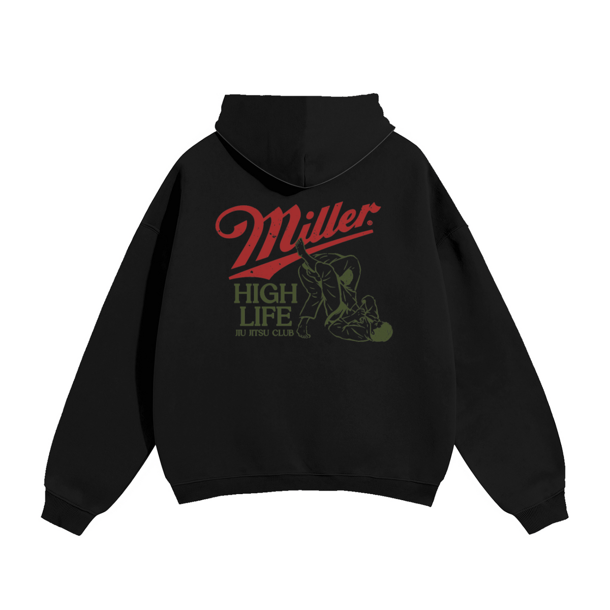 Miller Jiu Jitsu Club Oversized Fleece Hoodie