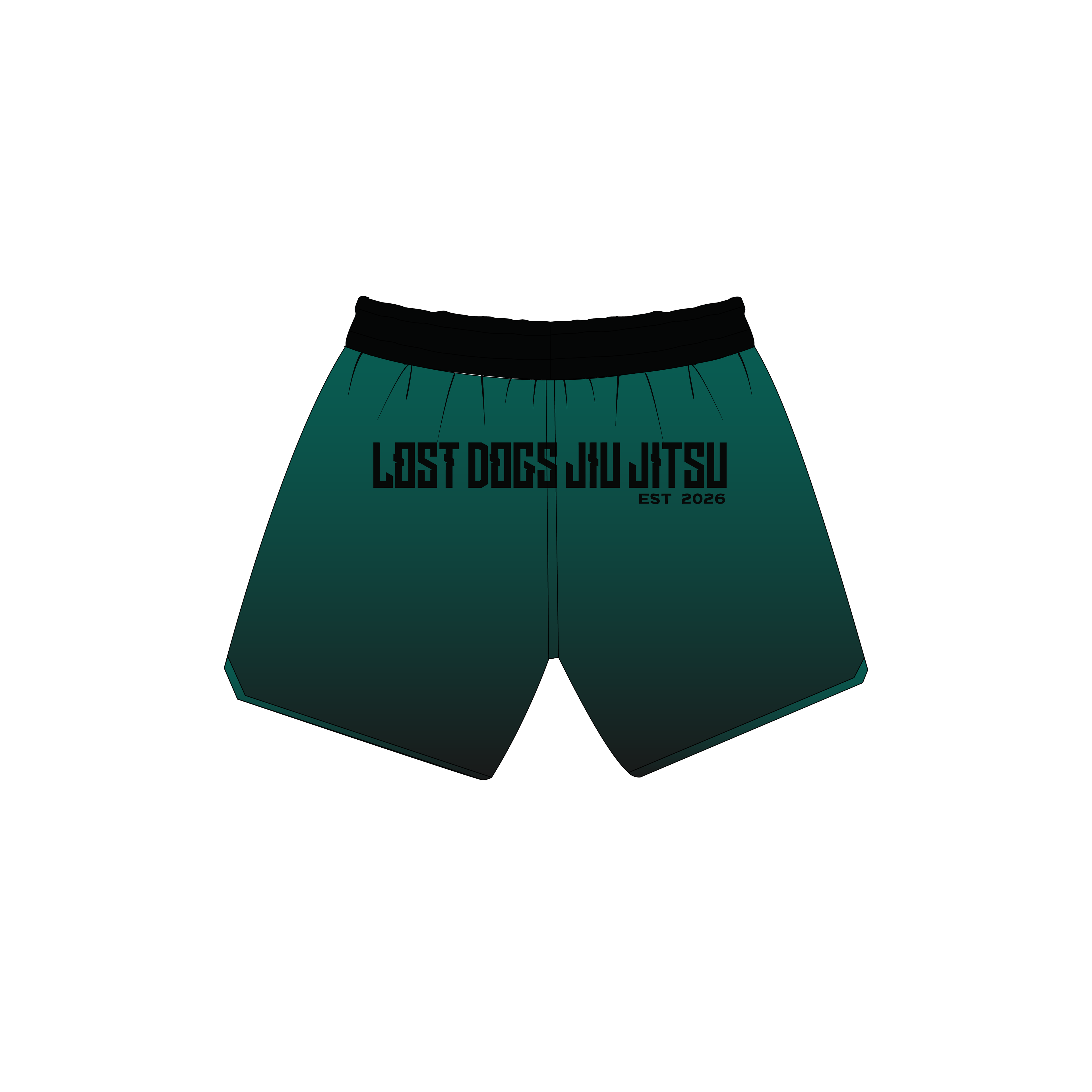 Lost Dogs Teeth Out Combat Shorts